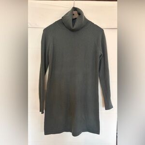 Quince Turtleneck Cashmere Sweater Dress